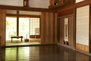 再生された古民家の内装空間